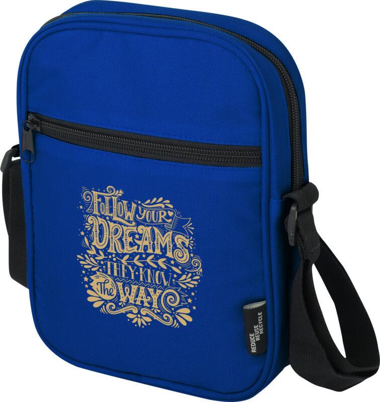 Saco tiracolo reciclado GRS de 2 L "Byron" - Image 16