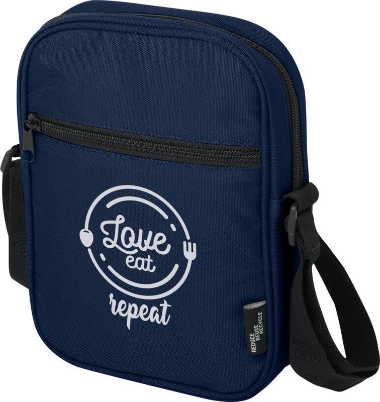 Saco tiracolo reciclado GRS de 2 L "Byron" - Image 11