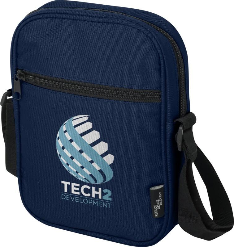 Saco tiracolo reciclado GRS de 2 L "Byron" - Image 12