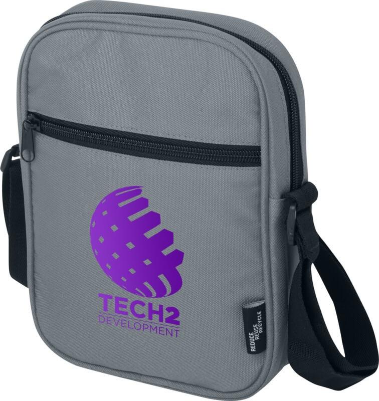 Saco tiracolo reciclado GRS de 2 L "Byron" - Image 7