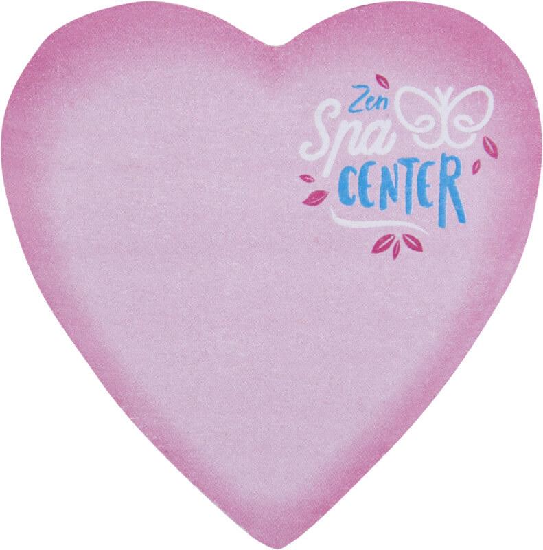 Notas adesivas recicladas em forma de coração "Sticky-Mate®" - Image 4