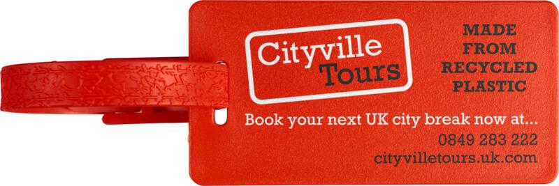 Etiqueta de bagagem com janela reciclada "River" - Image 10