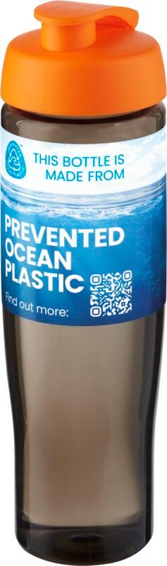 Garrafa desportiva com tampa á prova de fuga de 700 ml H2O Active® "Eco Tempo" - Image 13