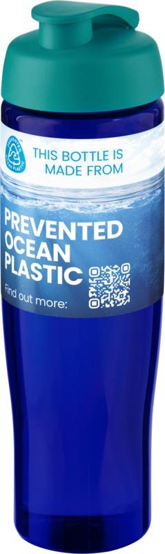 Garrafa desportiva com tampa á prova de fuga de 700 ml H2O Active® "Eco Tempo" - Image 22