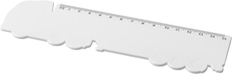 Régua de plástico reciclado em forma de camião de 15 cm "Tait"