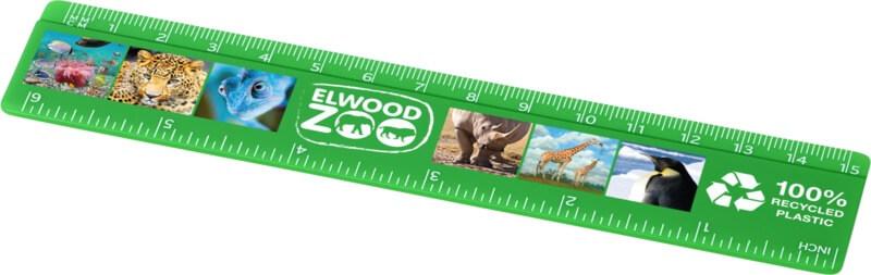 Régua de plástico reciclado de 15 cm "Refari" - Image 13