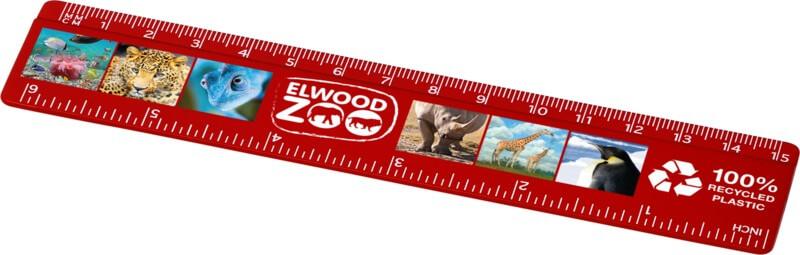 Régua de plástico reciclado de 15 cm "Refari" - Image 10