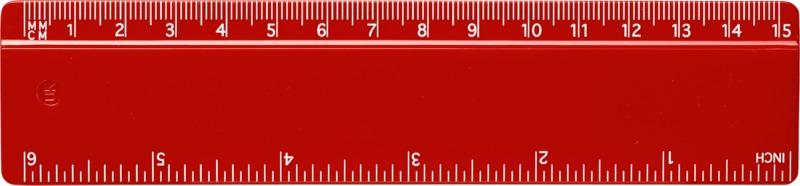 Régua de plástico reciclado de 15 cm "Refari" - Image 11