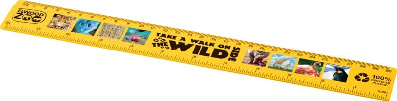 Régua de plástico reciclado de 30 cm "Refari" - Image 16