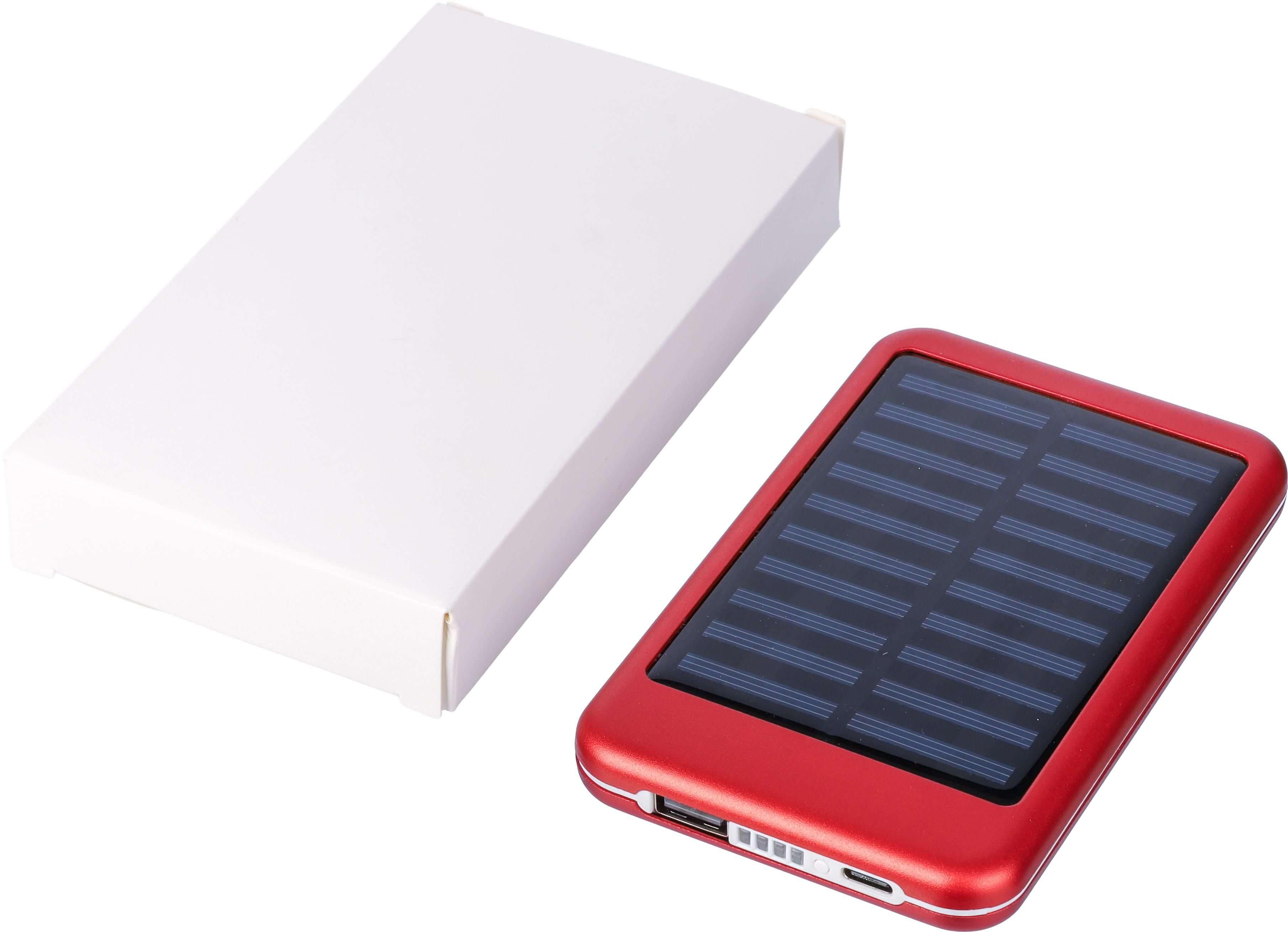 Power bank solar de alumínio Tycho - Image 4
