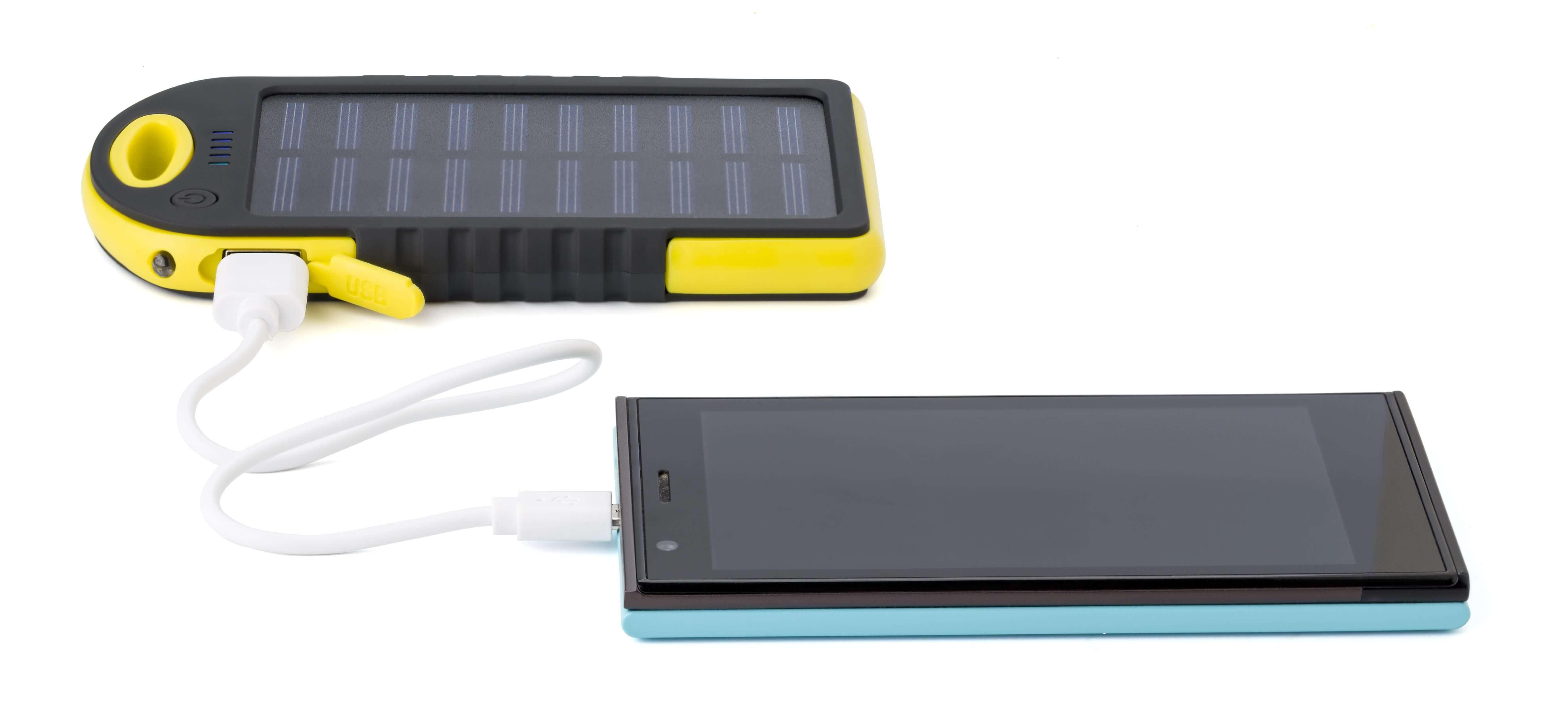 Power Bank solar de ABS e borracha Arin - Image 3
