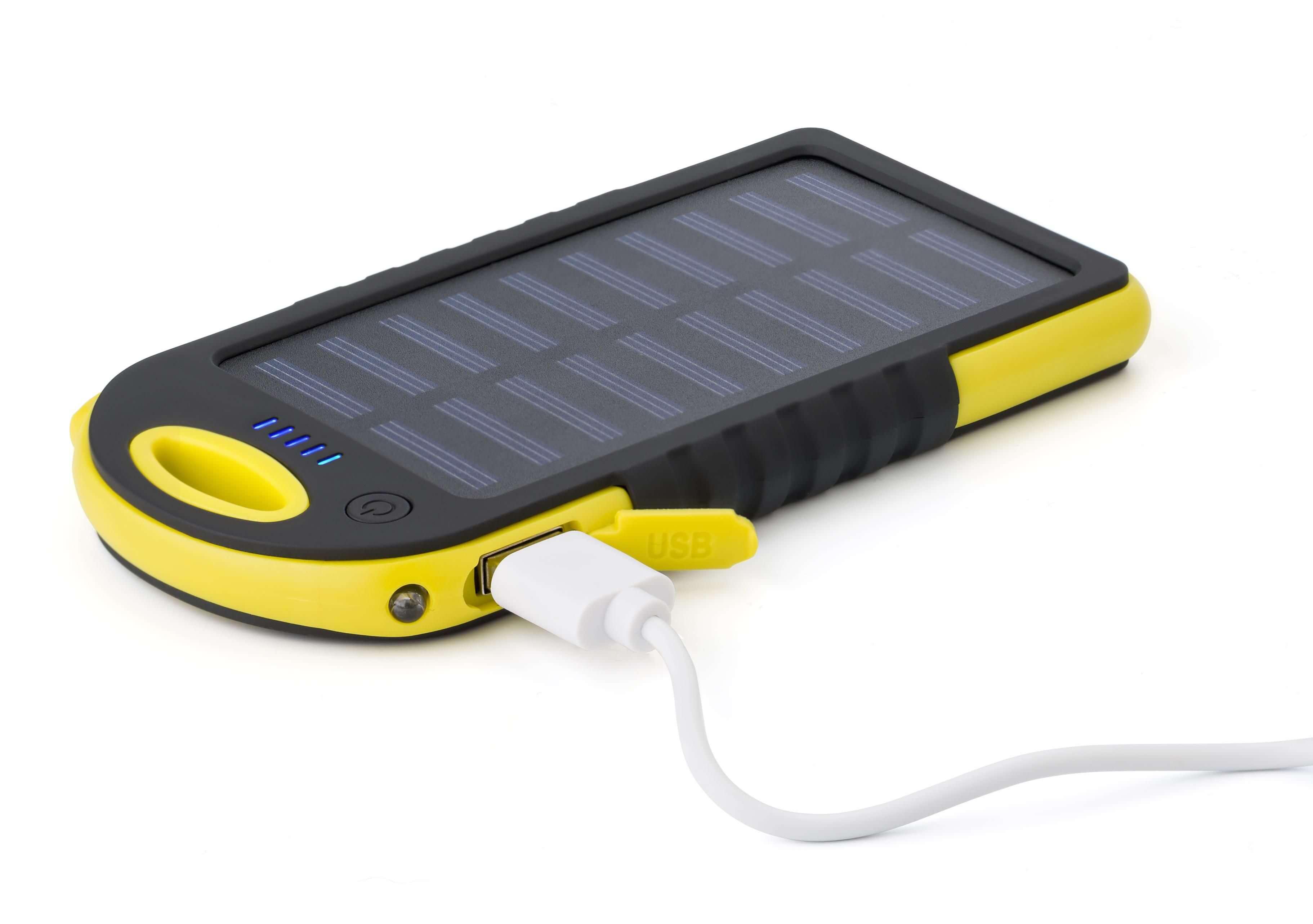 Power Bank solar de ABS e borracha Arin - Image 4