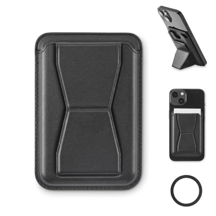 Porta-cartões magnético em PU