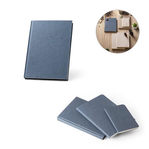 COFFEEPAD RIGID. Bloco de notas A5 com capa rígida fabricada a partir de restos de cascas de café (65%)