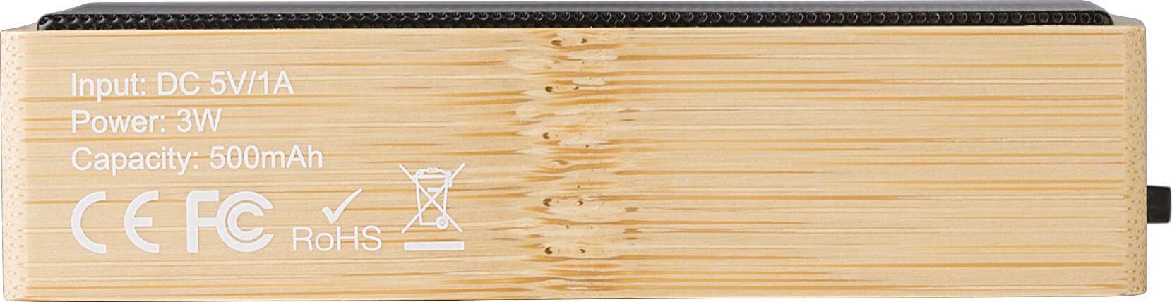 Giving 1014852 2 impr 1049291 Coluna de som sem fios Fox Bamboo - Image 3