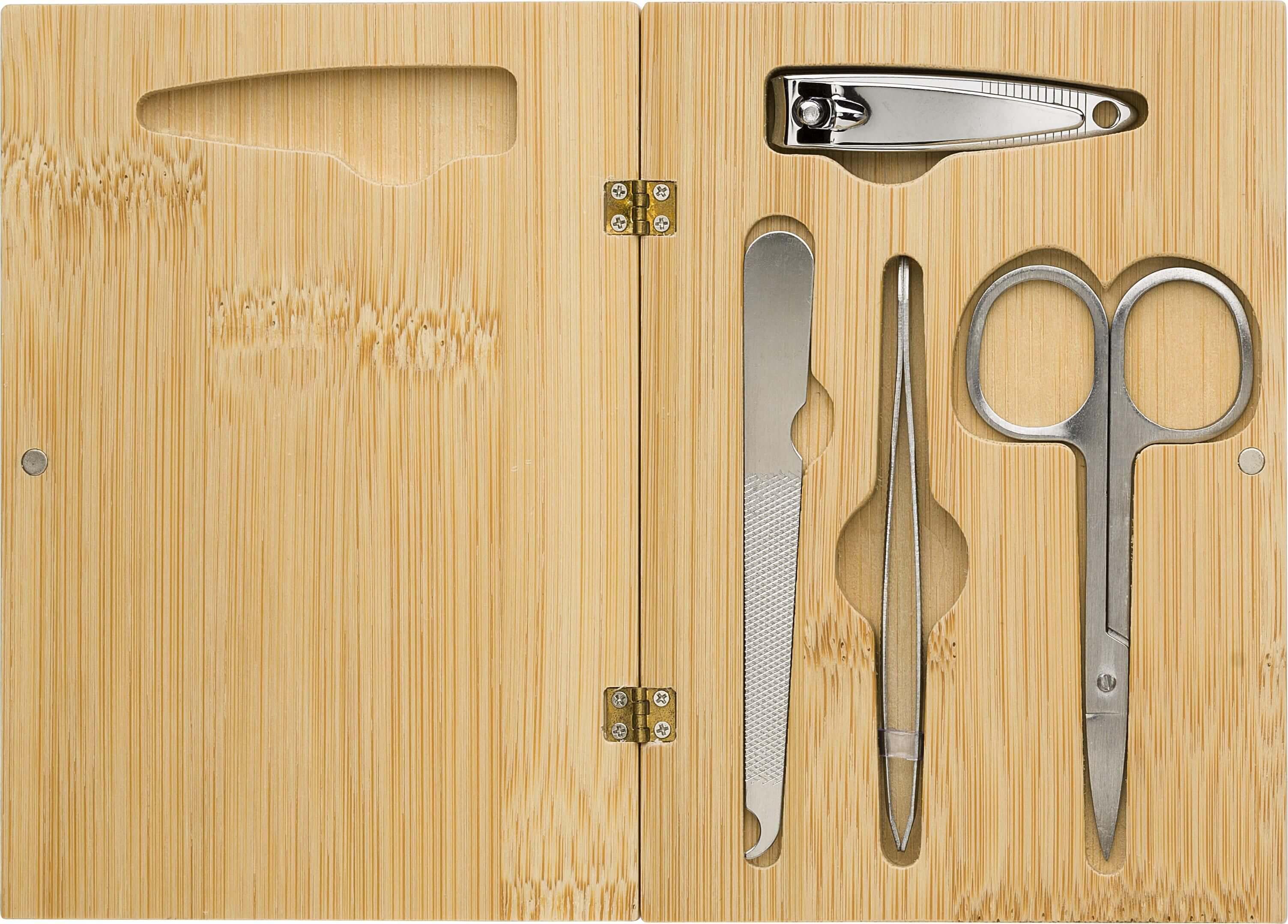 Giving 1014897 3 impr 1048769 Conjunto de manicura em bambu Lydia - Image 4