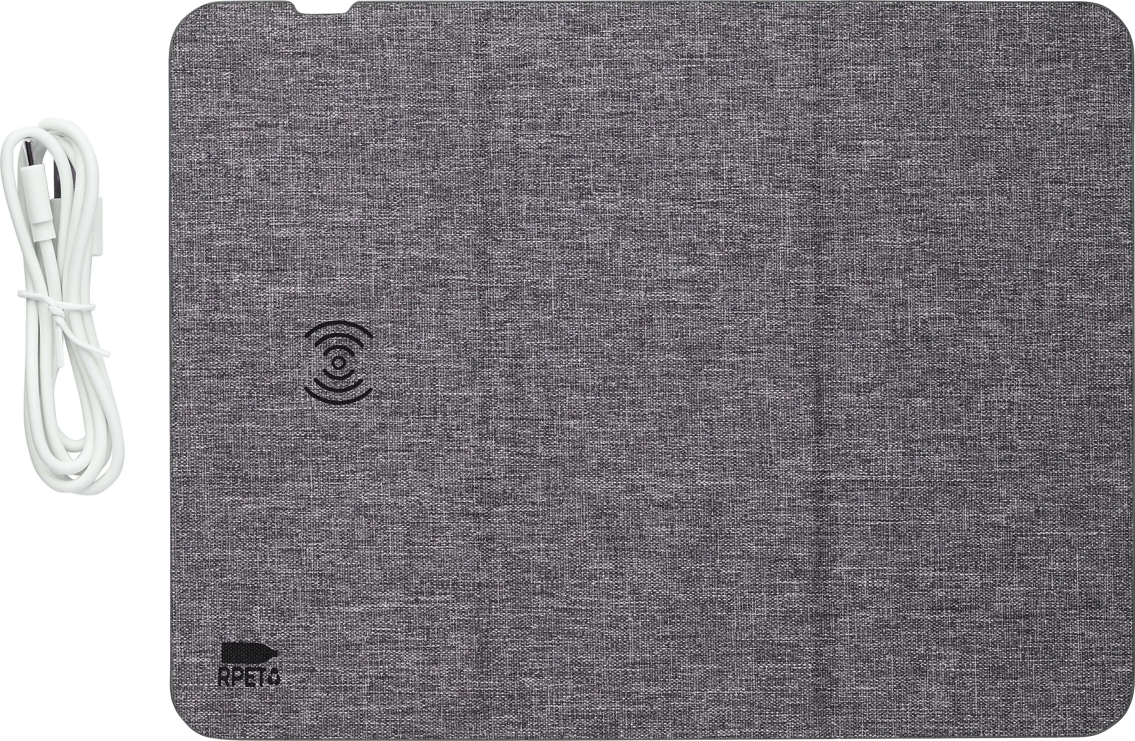 Giving 1015147 1 impr 1048937 Tapete de rato com carregador rápido sem fios rPET Selene - Image 2