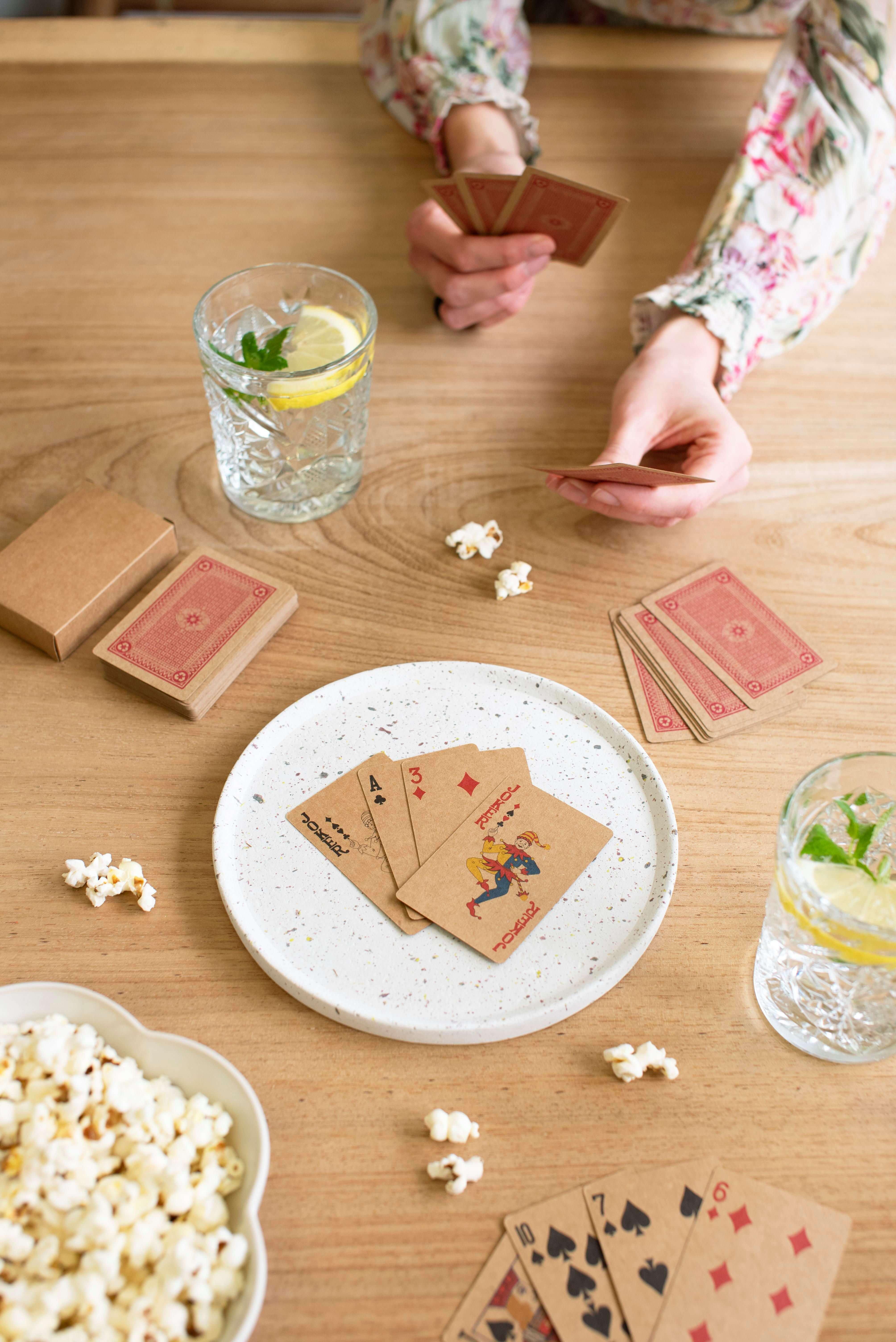 Conjunto de cartas de jogar em cartão reciclado Arwen