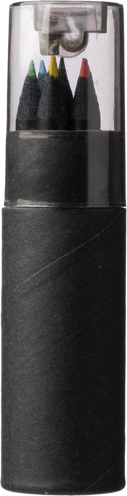 Conjunto de lápis de cor de papelão reciclado Beate