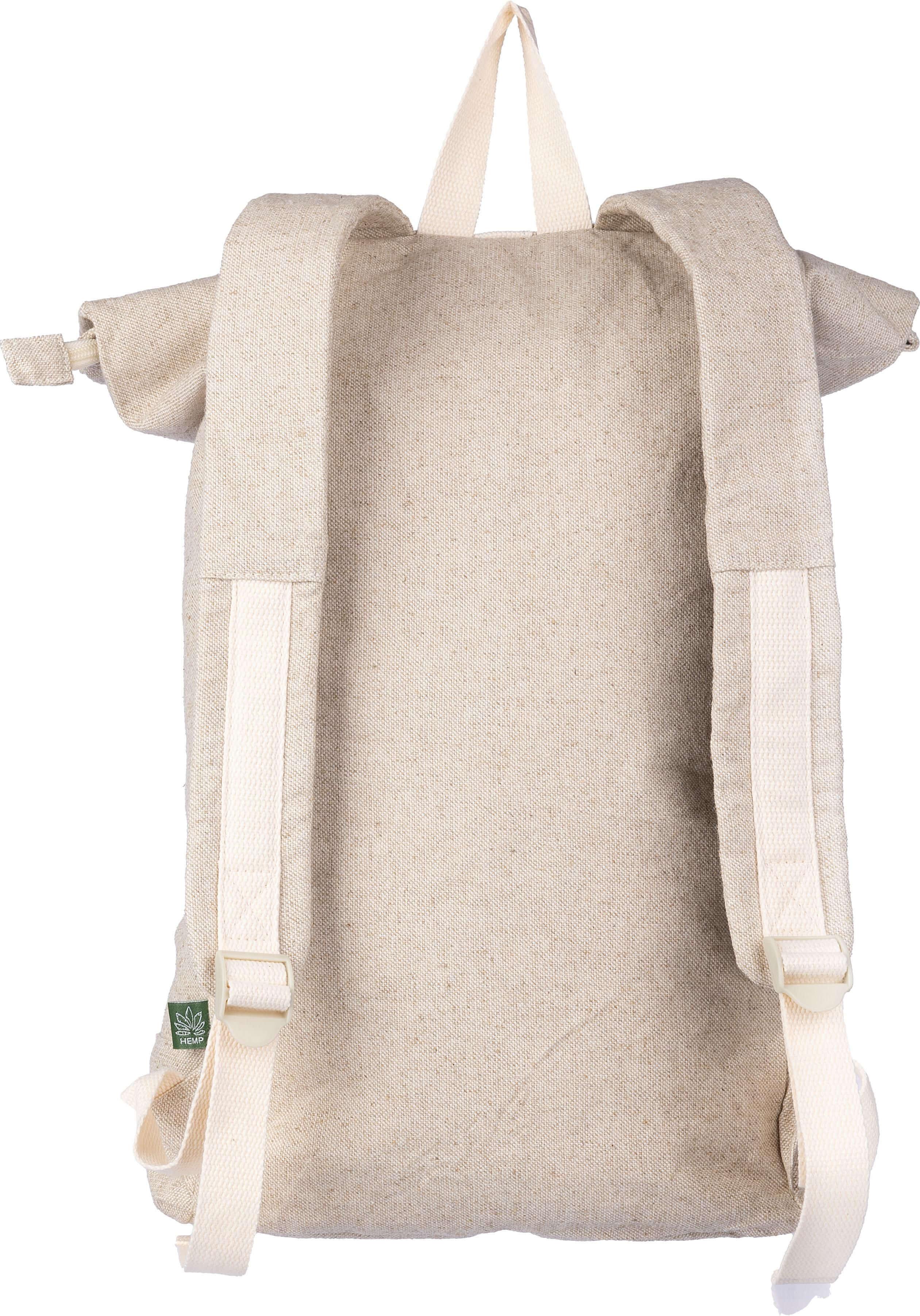 Mochila rolltop de cânhamo (280 gr/m2) Margarete
