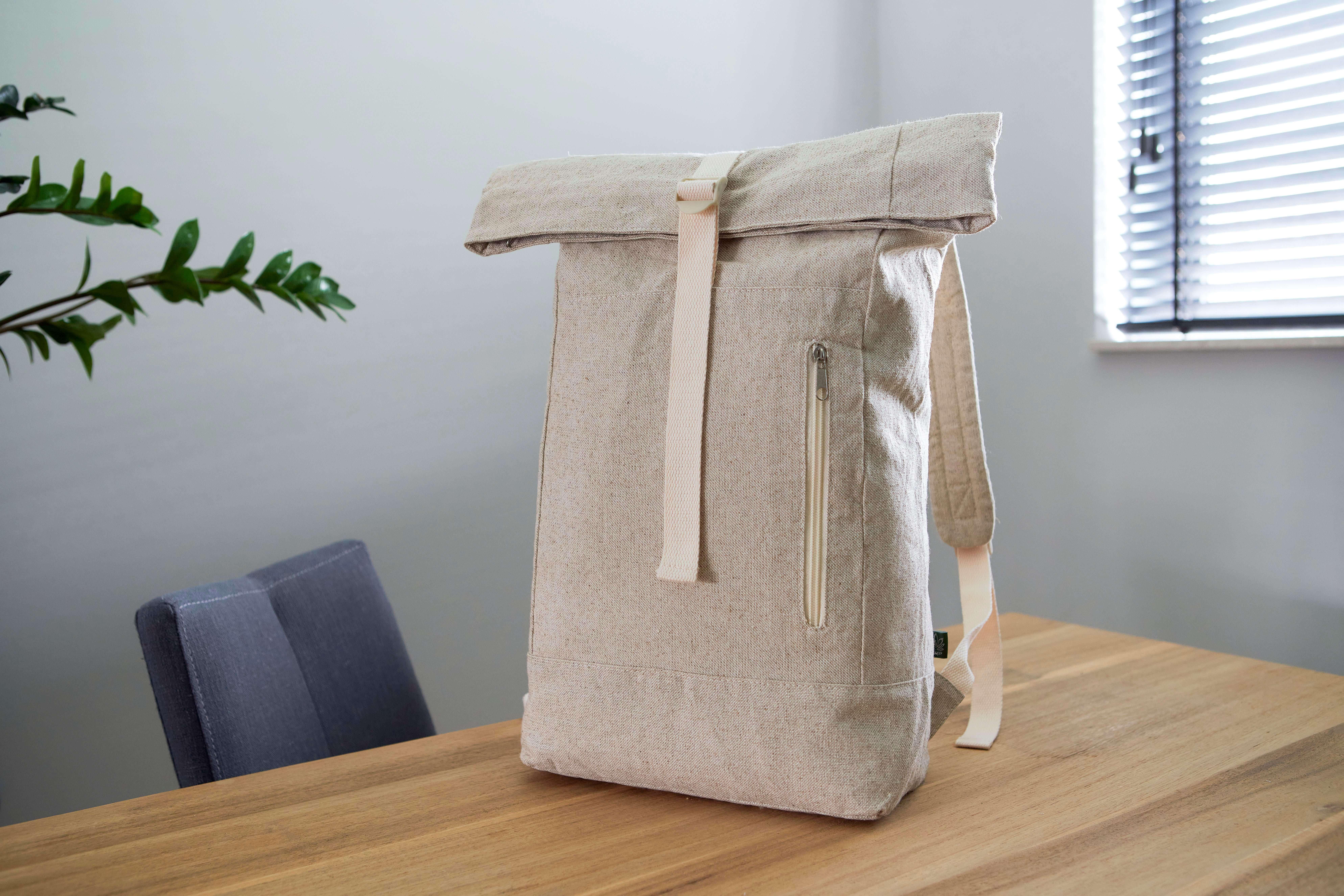 Giving 1103678 6 impr 1163170 Mochila rolltop de cânhamo (280 gr/m2) Margarete - Image 7