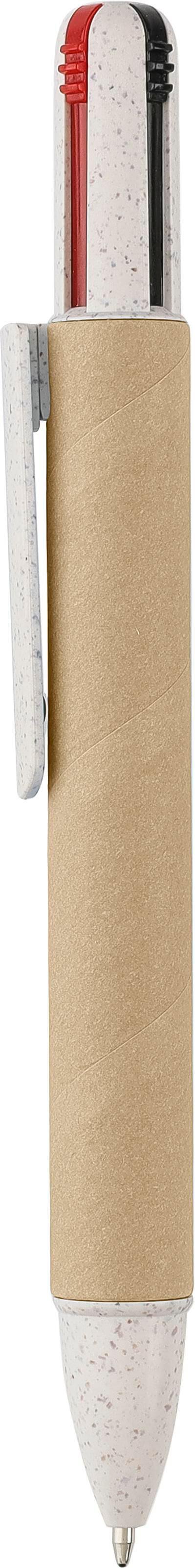 Giving 1171446 3 impr 1268031 Esferográfica de quatro cores em cartão reciclado Deborah - Image 4