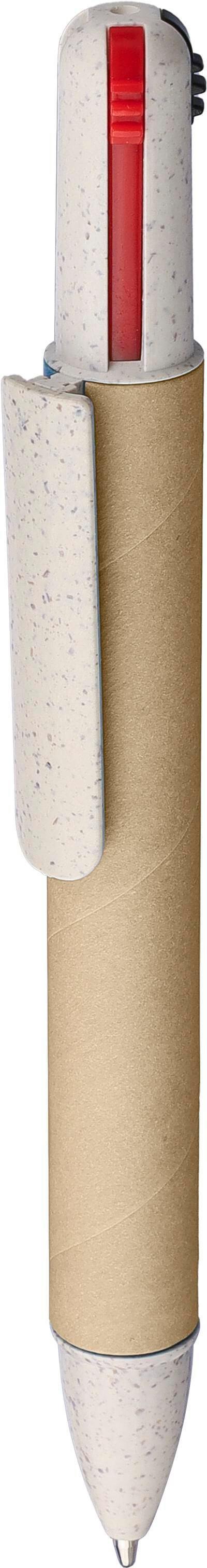 Giving 1171446 4 impr 1268032 Esferográfica de quatro cores em cartão reciclado Deborah - Image 5