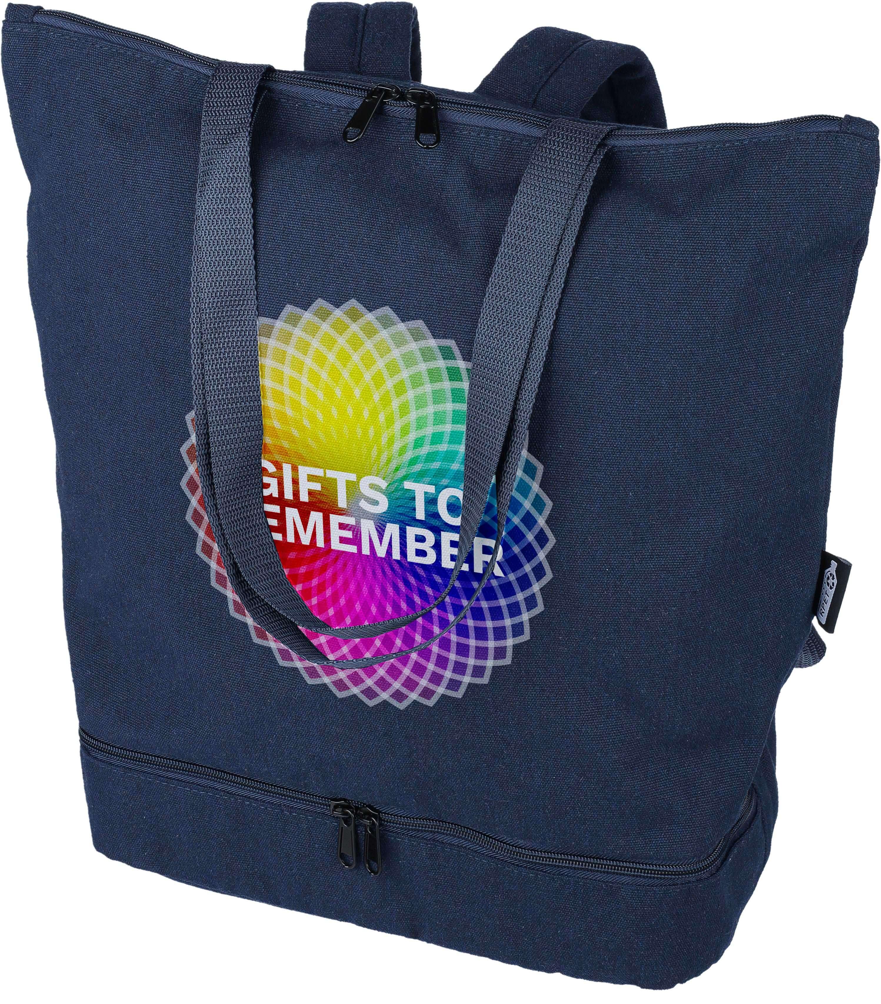 Giving 1204074 6 impr 1258051 Mochila tote em polycotton reciclado (330 g/m2) Osric - Image 7