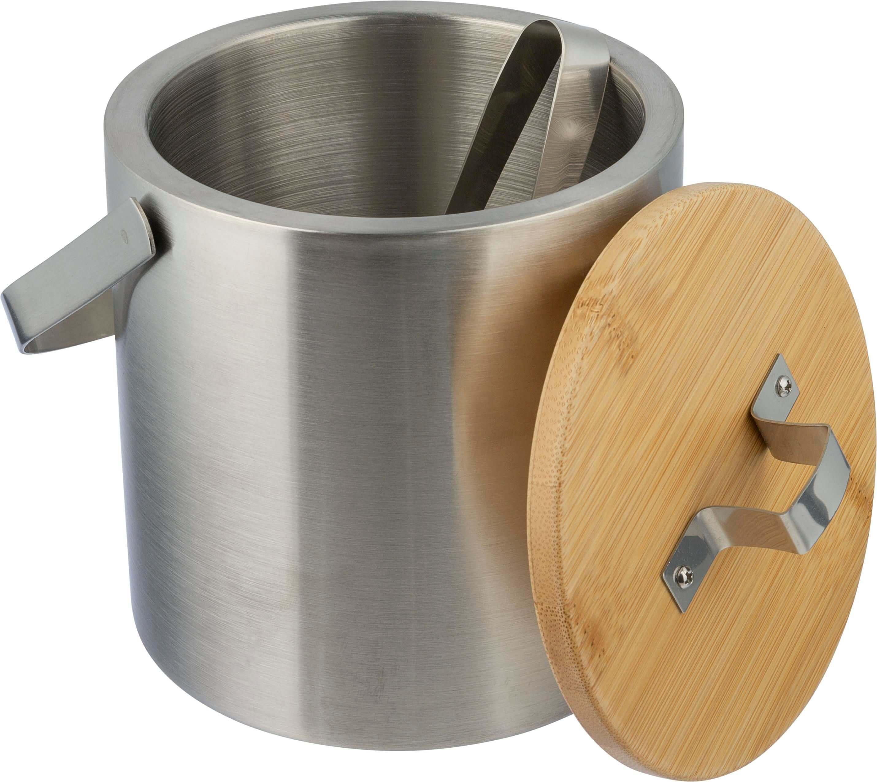 Giving 1204135 4 impr 1258113 Balde de gelo de parede dupla em aço inoxidável Fenwick - Image 5