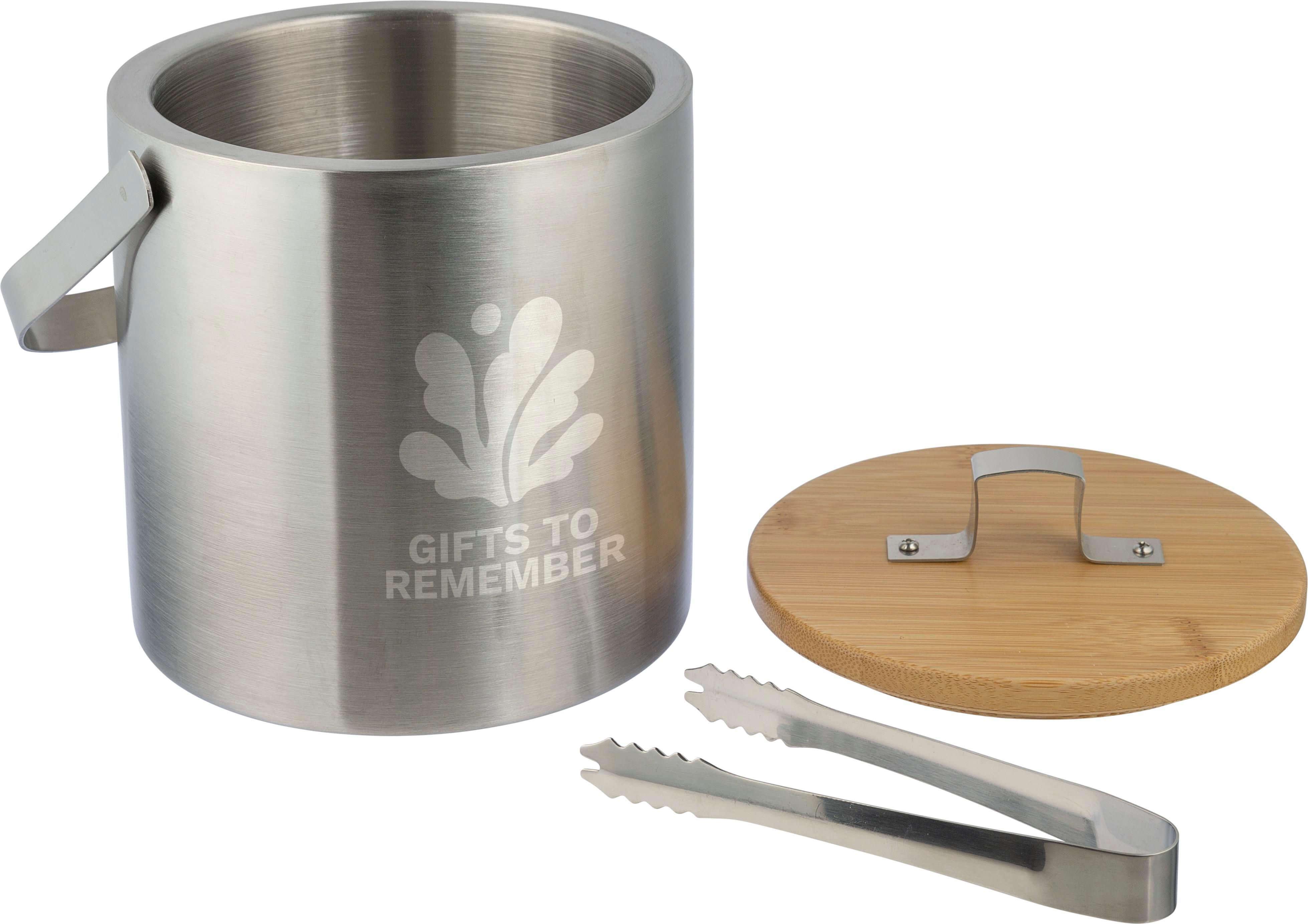 Giving 1204135 6 impr 1258115 Balde de gelo de parede dupla em aço inoxidável Fenwick - Image 7