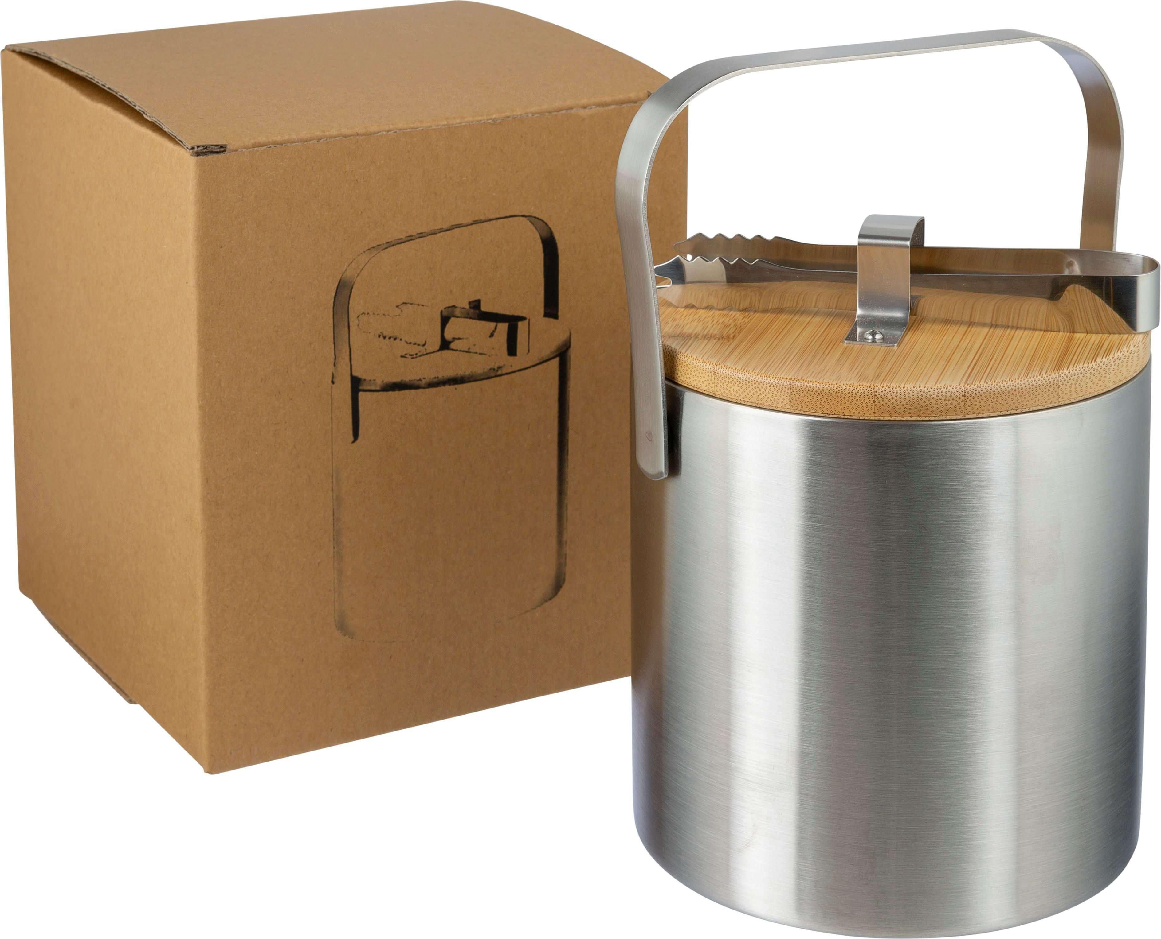 Giving 1204135 7 impr 1258116 Balde de gelo de parede dupla em aço inoxidável Fenwick - Image 8