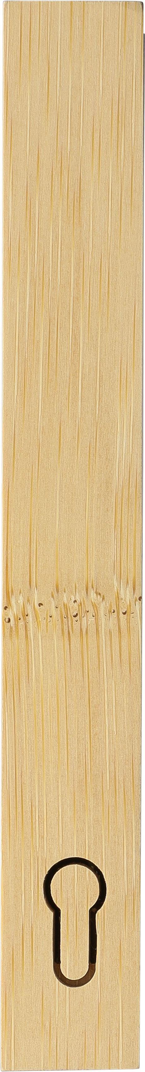 Powerbank solar em bambu Elz