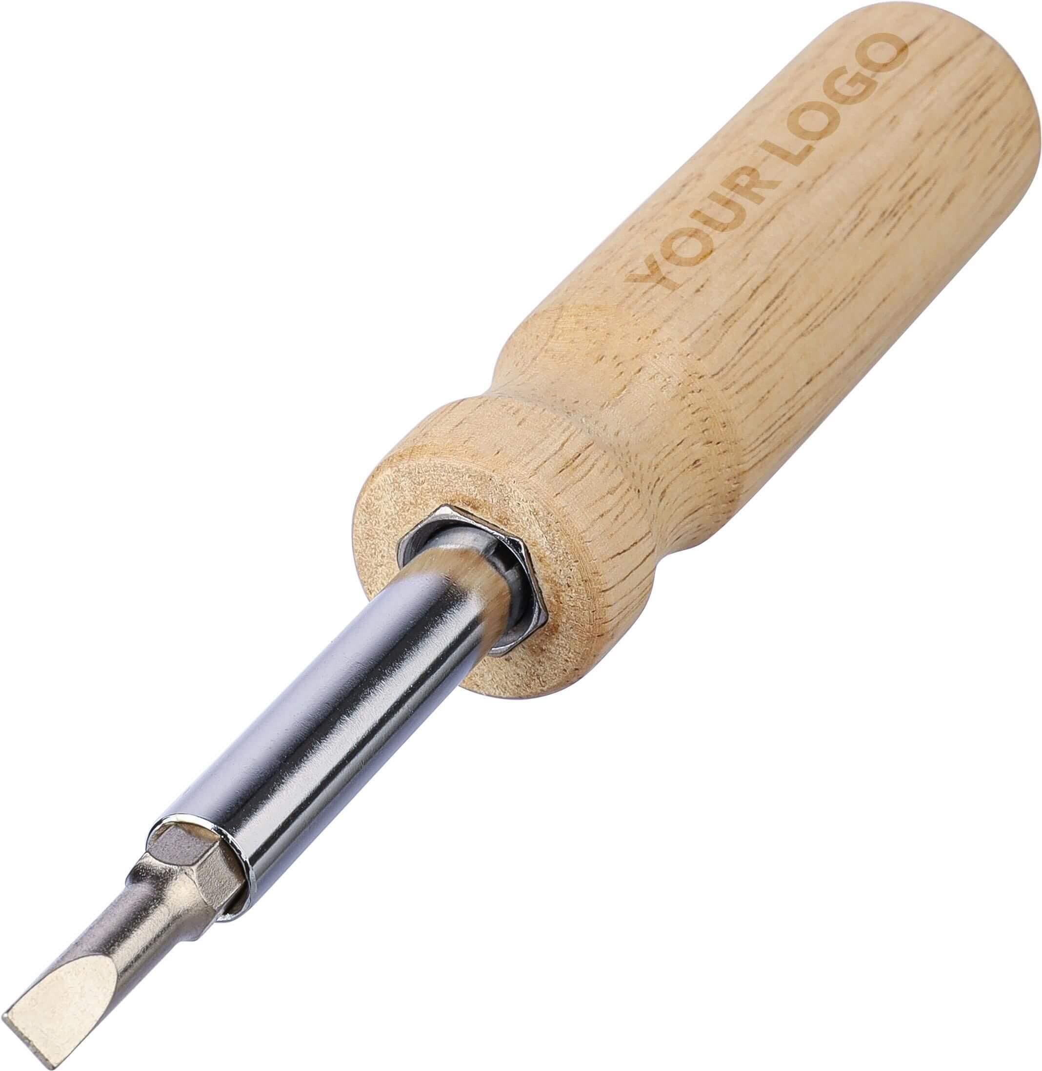 Giving 1267785 5 impr 1345223 Conjunto de chaves de fendas em madeira de borracha Leni - Image 6