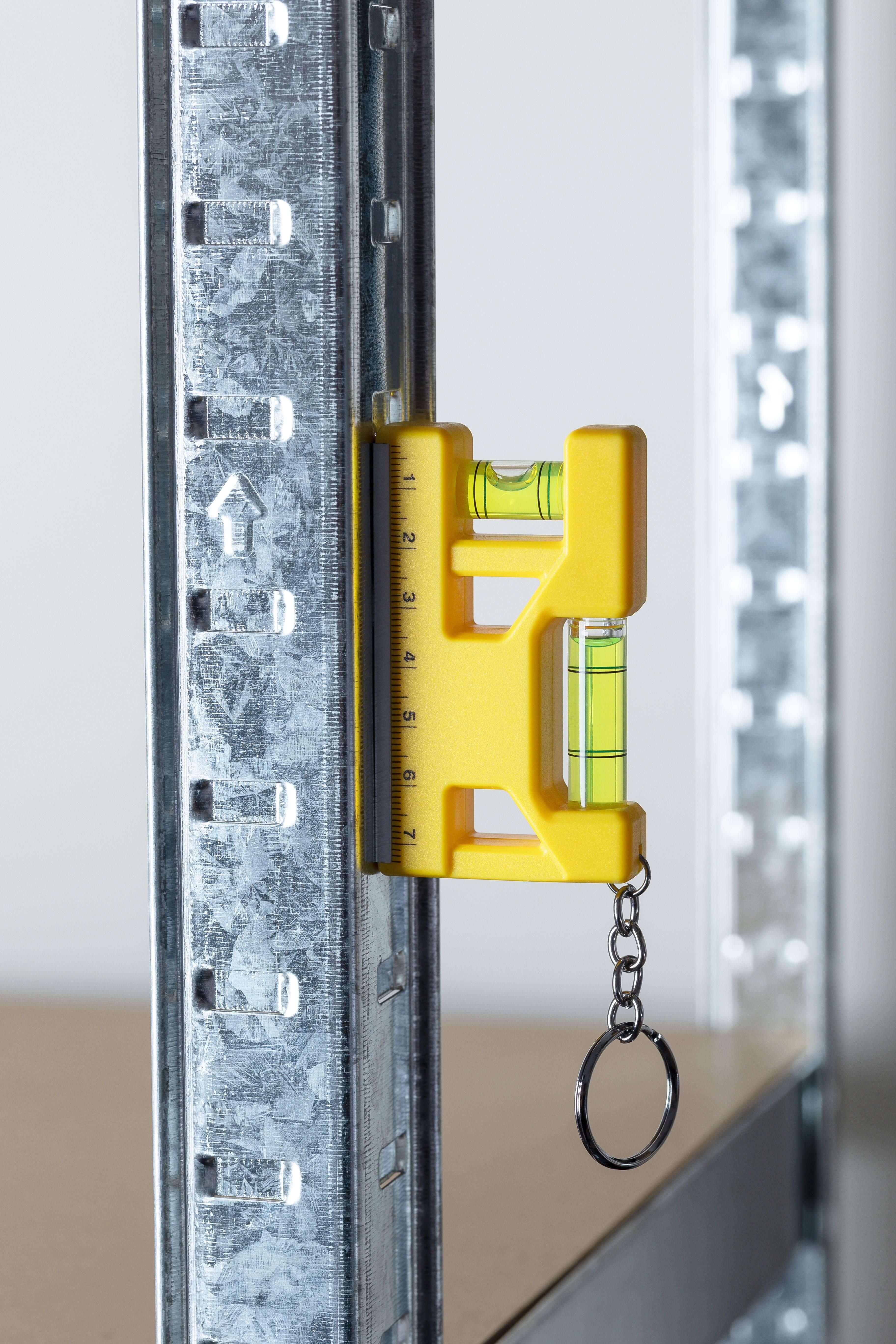 Giving 1267826 3 impr 1345345 Porta-chaves de nível de bolha de ar em ABS reciclado Indira - Image 4