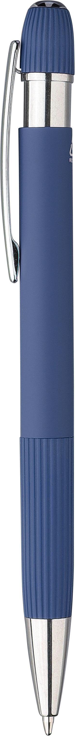 Giving 1274009 2 impr 1345611 Conjunto de bloco de notas (A5) e esferográfica em PU reciclado Tarek - Image 3