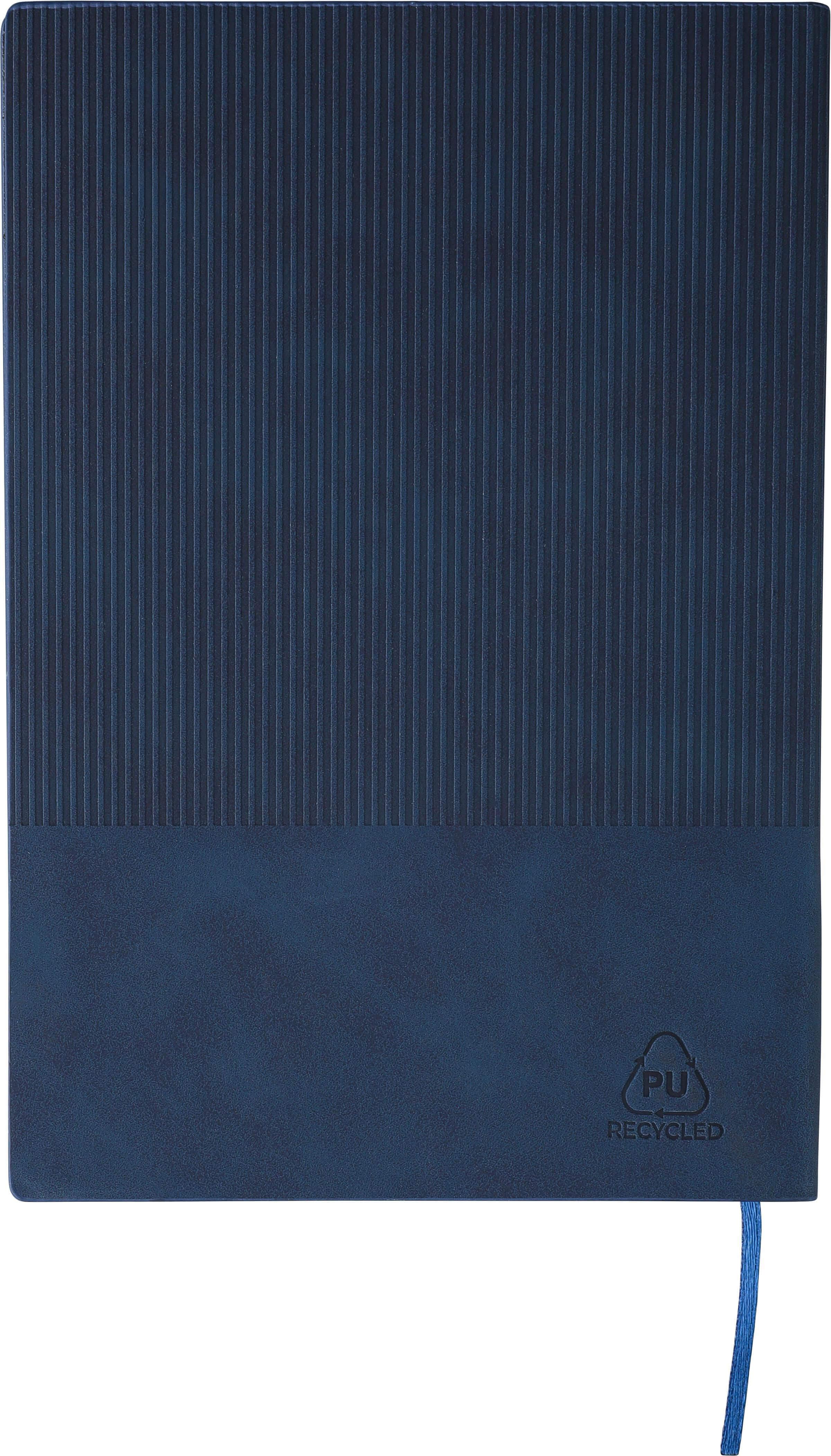 Giving 1274009 4 impr 1345613 Conjunto de bloco de notas (A5) e esferográfica em PU reciclado Tarek - Image 5