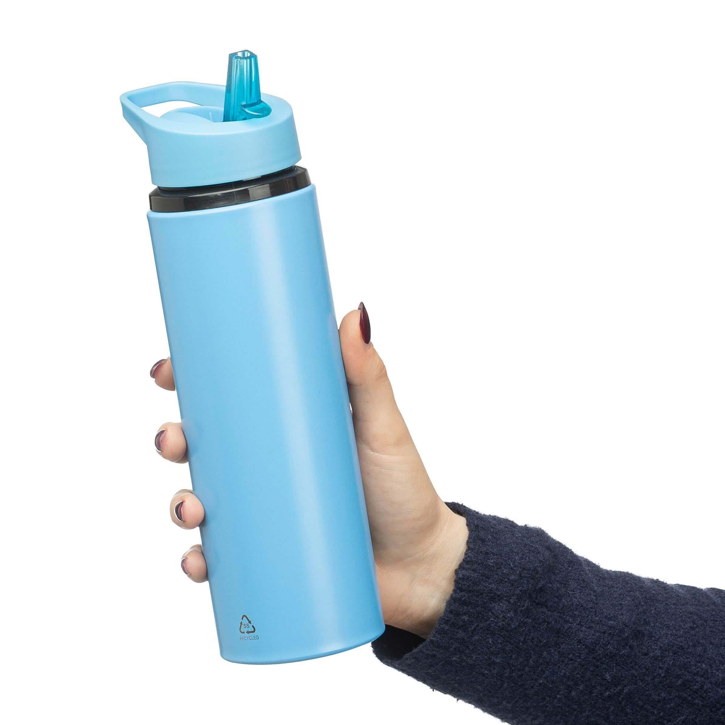 Giving 1349361 10 impr 1454937 Garrafa reciclada em aço inoxidável (500 ml) Zeno - Image 11