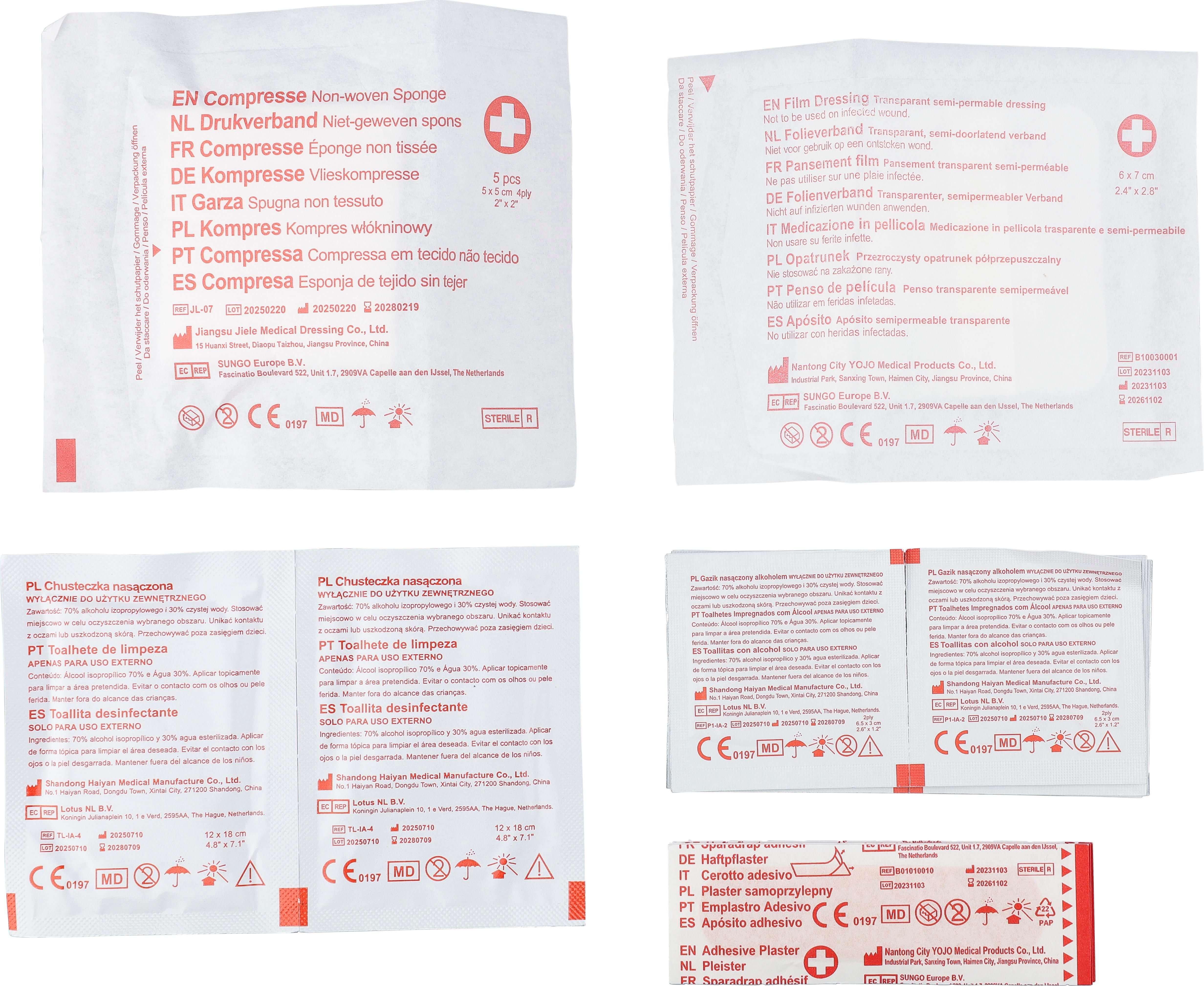 Kit de primeiros socorros em poliéster rPET (600D) Kairo