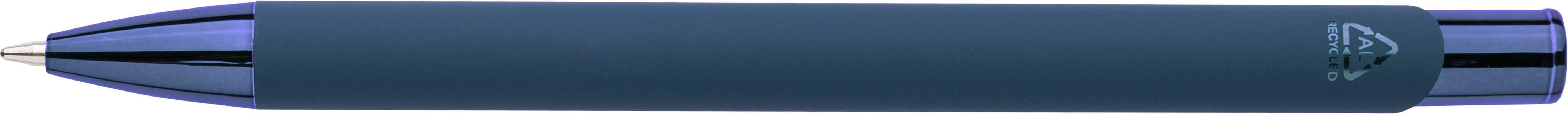 Giving 1349495 1 impr 1427936 Esferográfica revestida a borracha de alumínio reciclado Anisa - Image 2