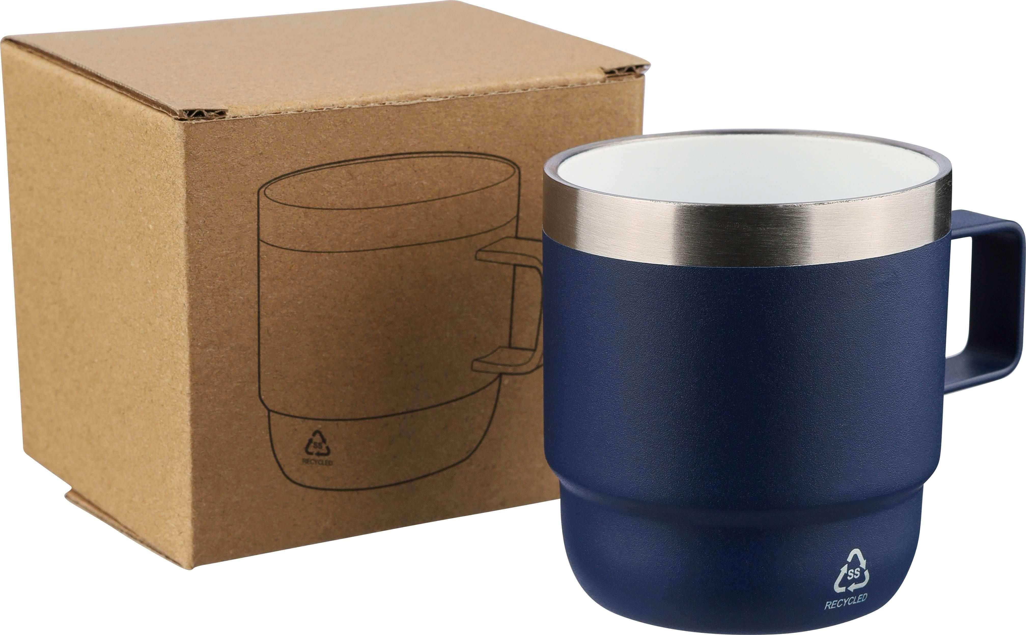 Giving 1353904 8 impr 1428647 Caneca de aço inoxidável reciclado com parede dupla (180 ml) Lilia - Image 9