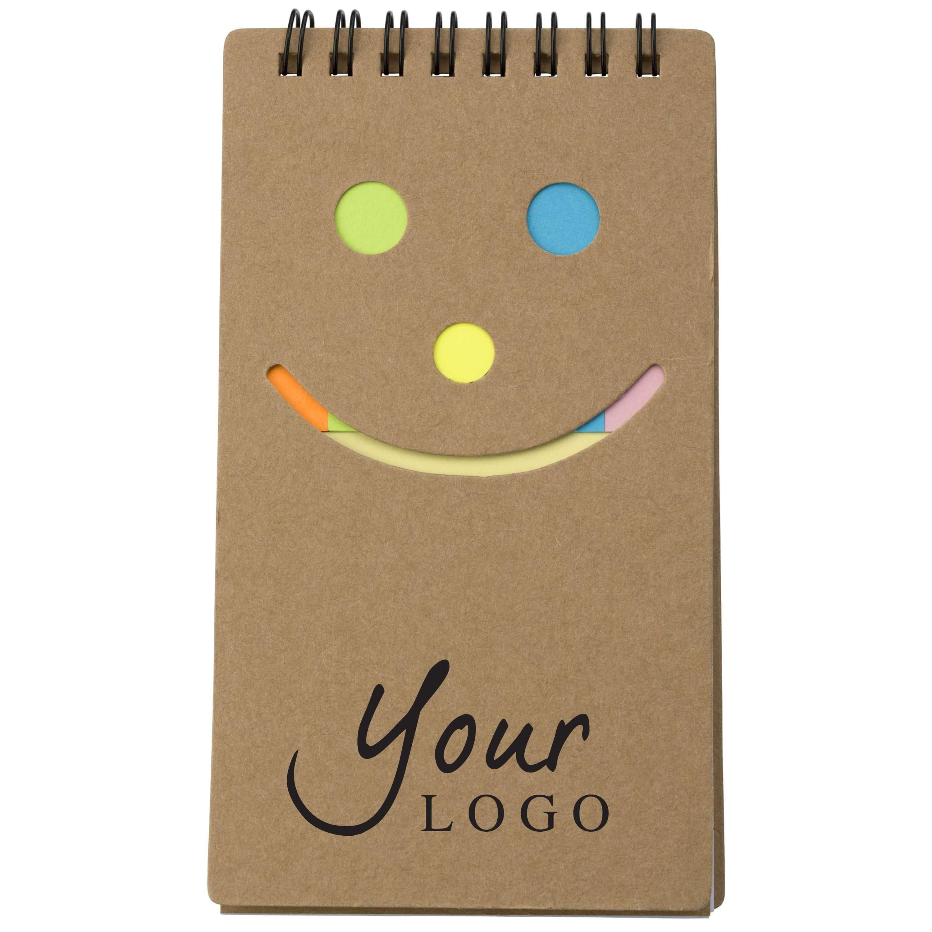 Bloco de notas com tiras adesivas Kim