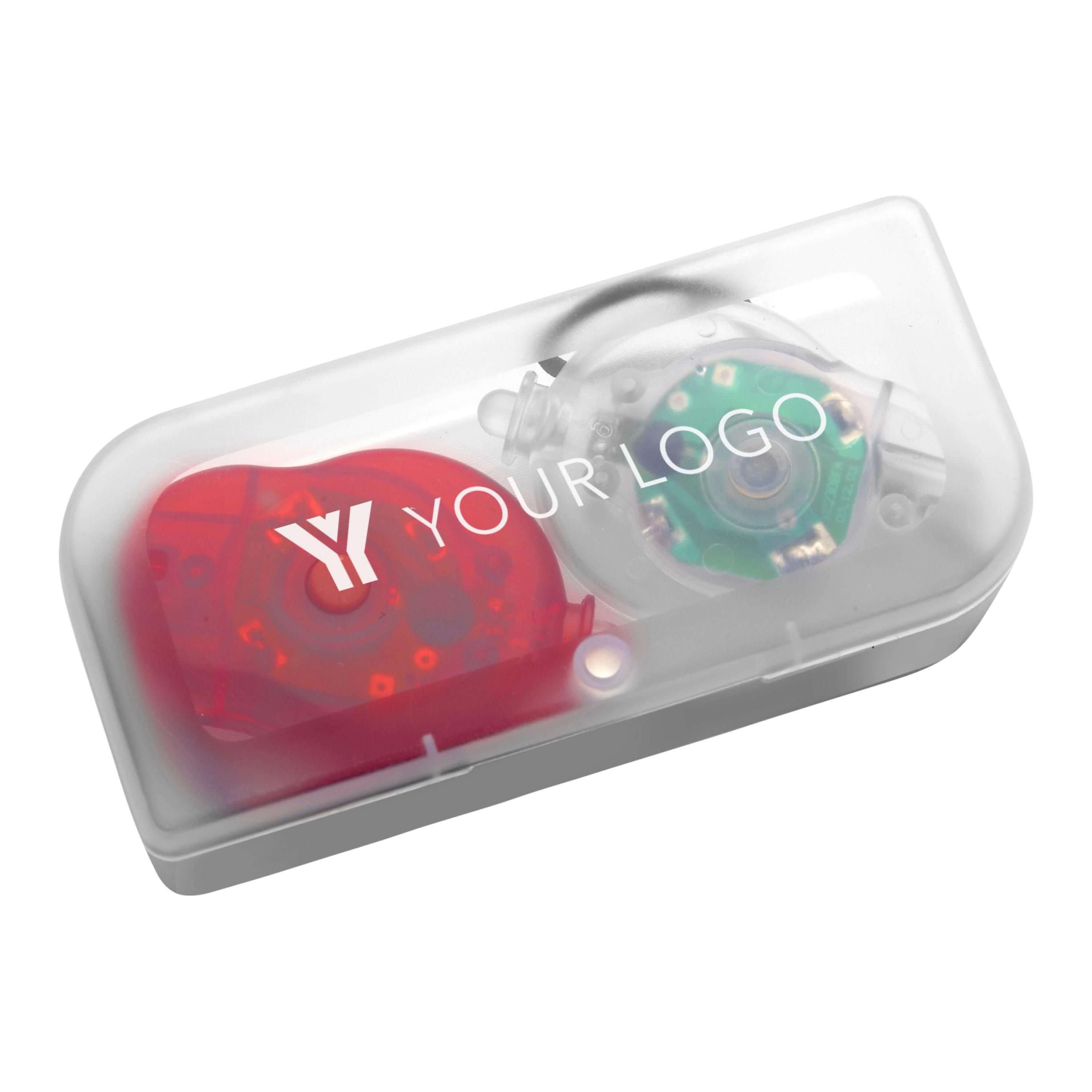 Jogo de 2 luzes para bicicleta ABS Amira