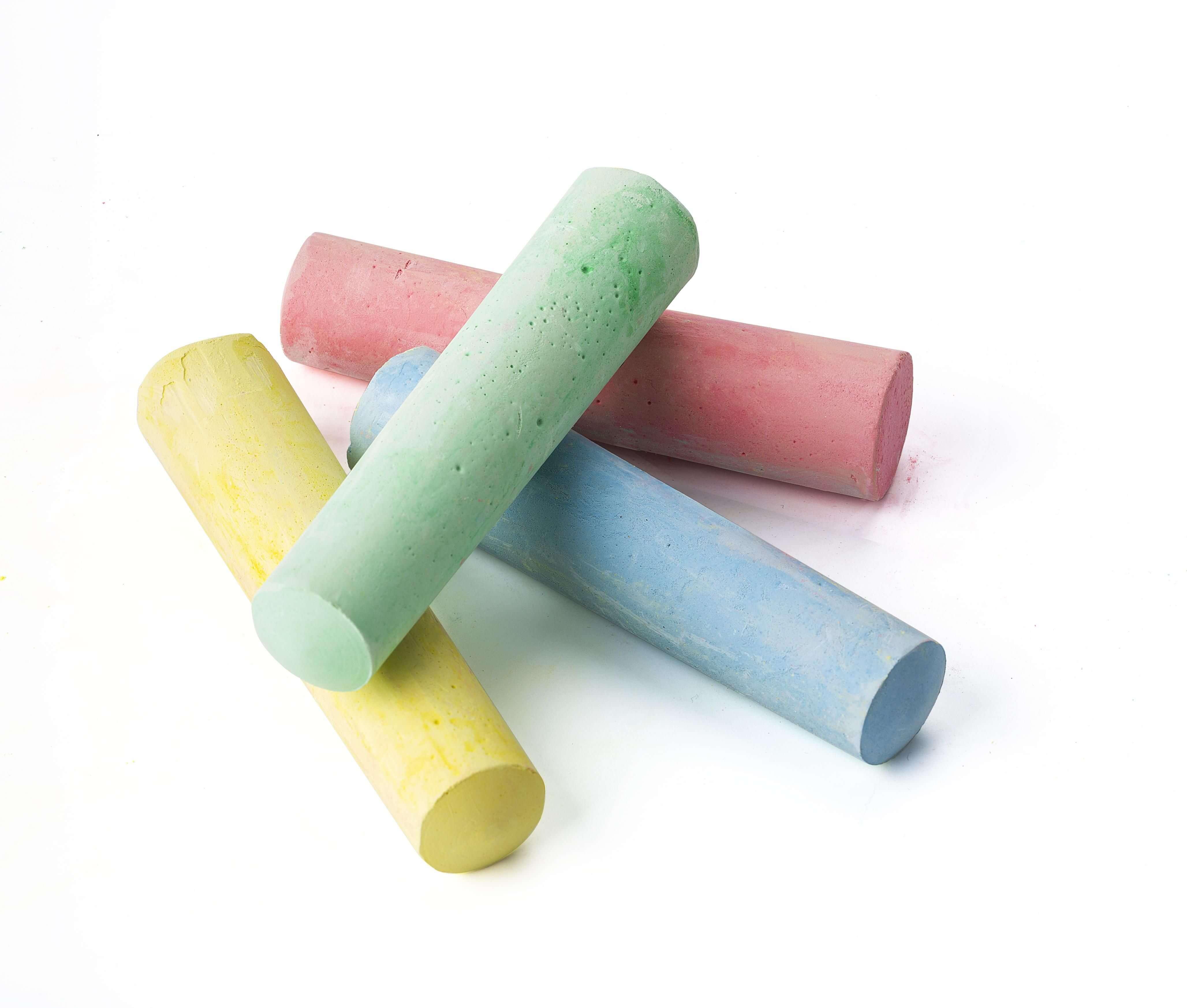 Caixa de papelão com giz Orville