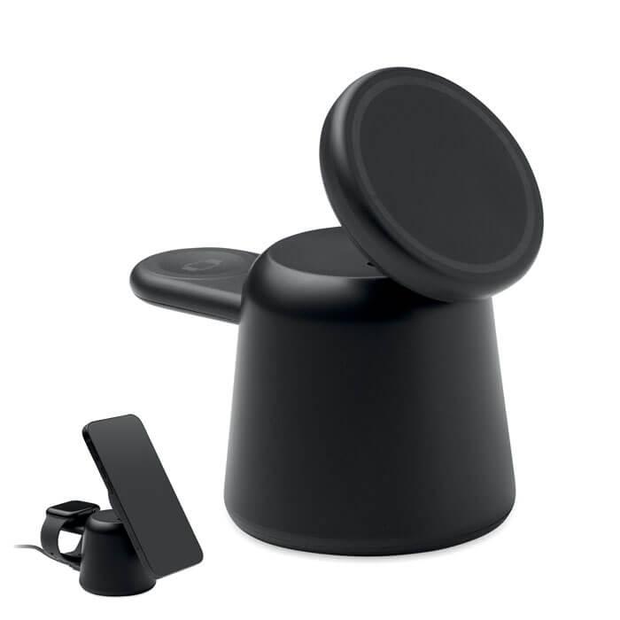 carregador sem fios 3 em 1