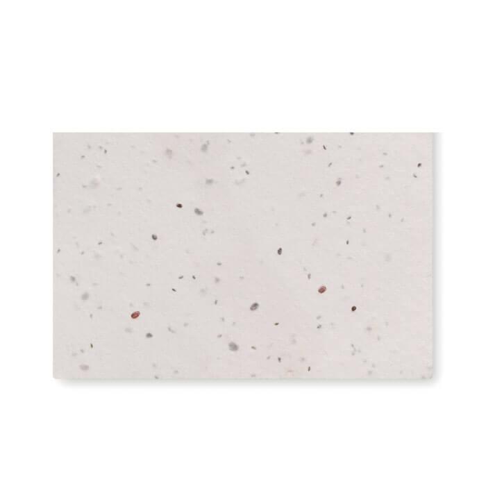 Cartão de visita de sementes de