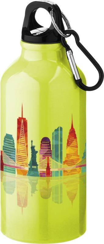 Garrafa de água com mosquetão em alumínio de 400 ml "Oregon"