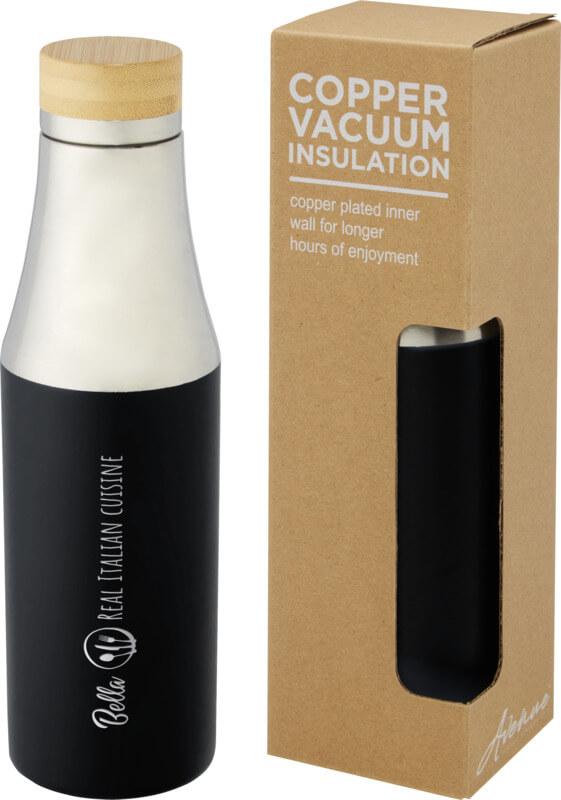 PF 100667 1 10066790 EG Y2 Garrafa de 540 ml de cobre isolada a vácuo em aço inoxidável com tampa de bambu "Hulan" - Image 2