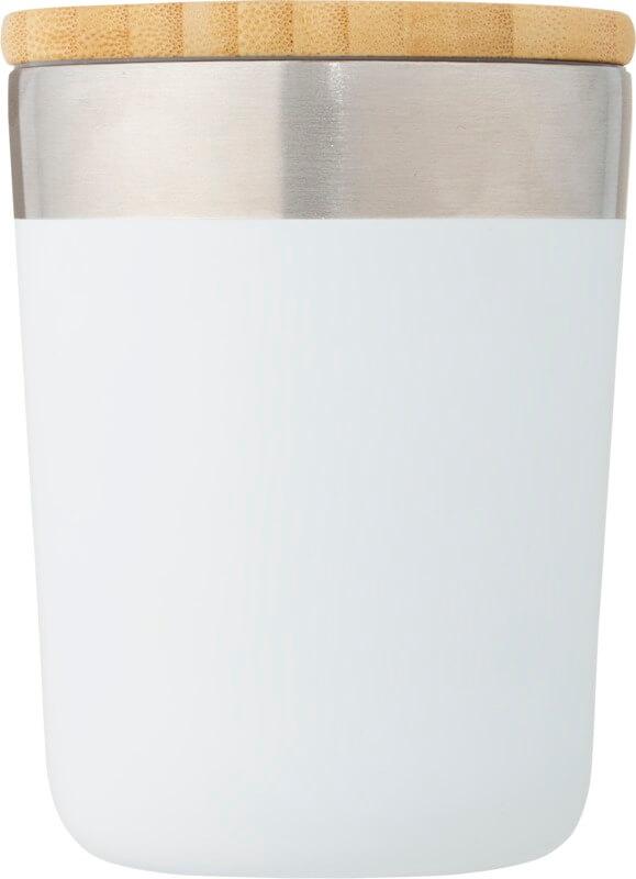 PF 100670 11 10067001 F1 Copo térmico de 330 ml de cobre isolado a vácuo em aço inoxidável com tampa de bambu "Lagan" - Image 12