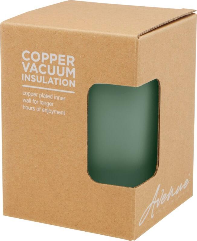 PF 100670 17 10067062 P1 Copo térmico de 330 ml de cobre isolado a vácuo em aço inoxidável com tampa de bambu "Lagan" - Image 18