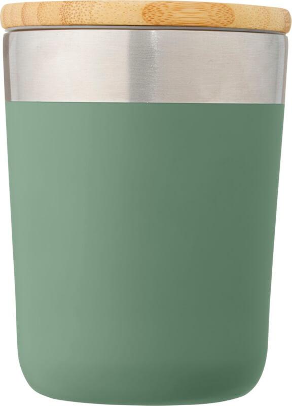 PF 100670 18 10067062 F1 Copo térmico de 330 ml de cobre isolado a vácuo em aço inoxidável com tampa de bambu "Lagan" - Image 19